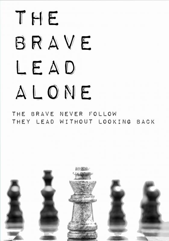 Omslag van The Brave Lead Alone