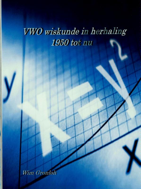 Omslag van VWO wiskunde in herhaling
