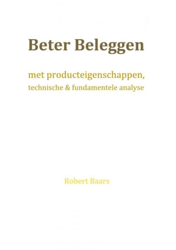 Omslag van Beter beleggen