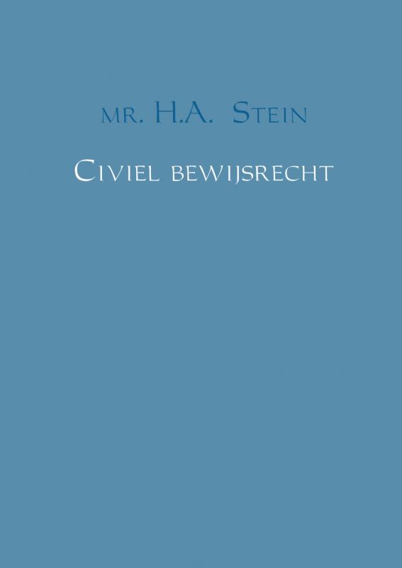 Omslag van Civiel bewijsrecht