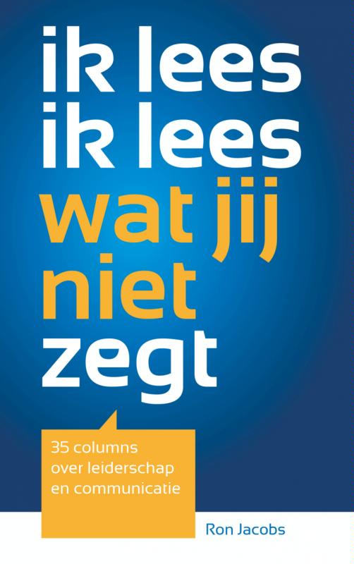 Omslag van ik lees ik lees wat jij niet zegt
