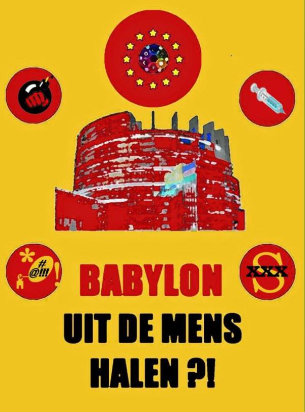 Omslag van Babylon uit de mens halen?!