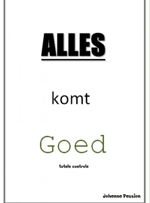 Omslag van Alles komt goed