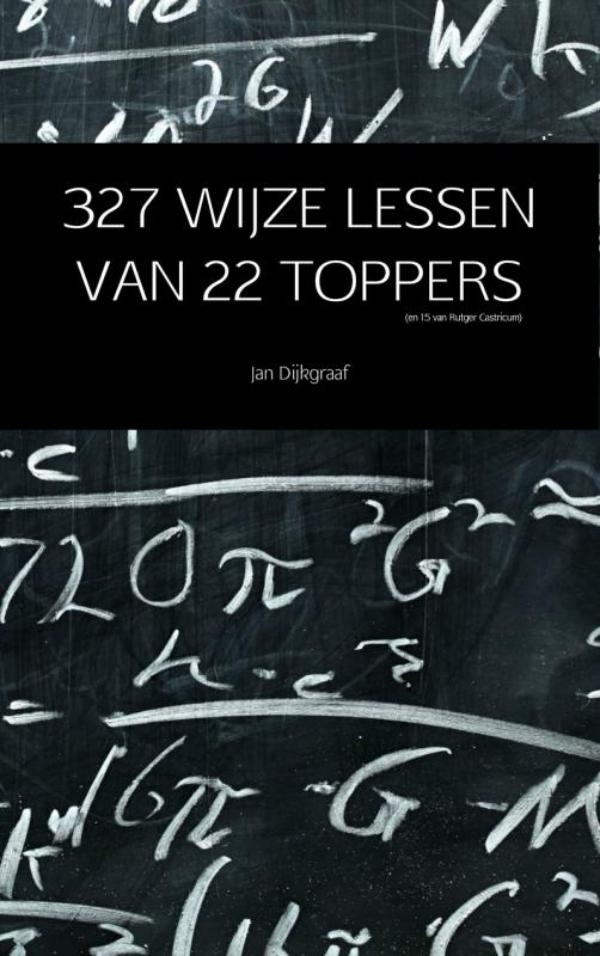 Omslag van 327 wijze lessen van 22 toppers