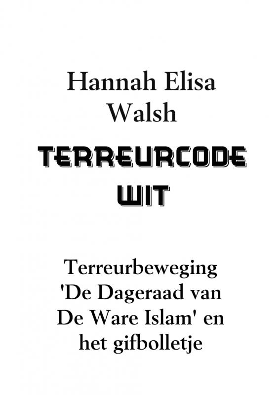Omslag van Terreurcode wit