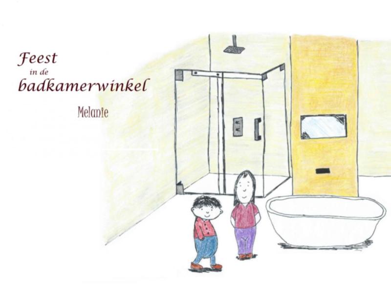 Omslag van Feest in de badkamerwinkel