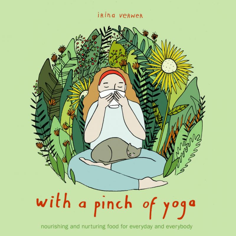 Omslag van With a pinch of yoga