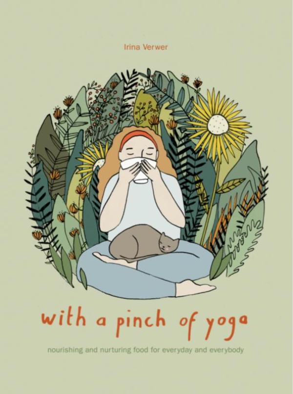 Omslag van with a pinch of yoga