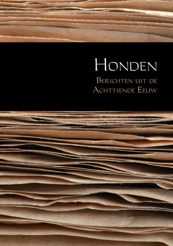 Omslag van Honden