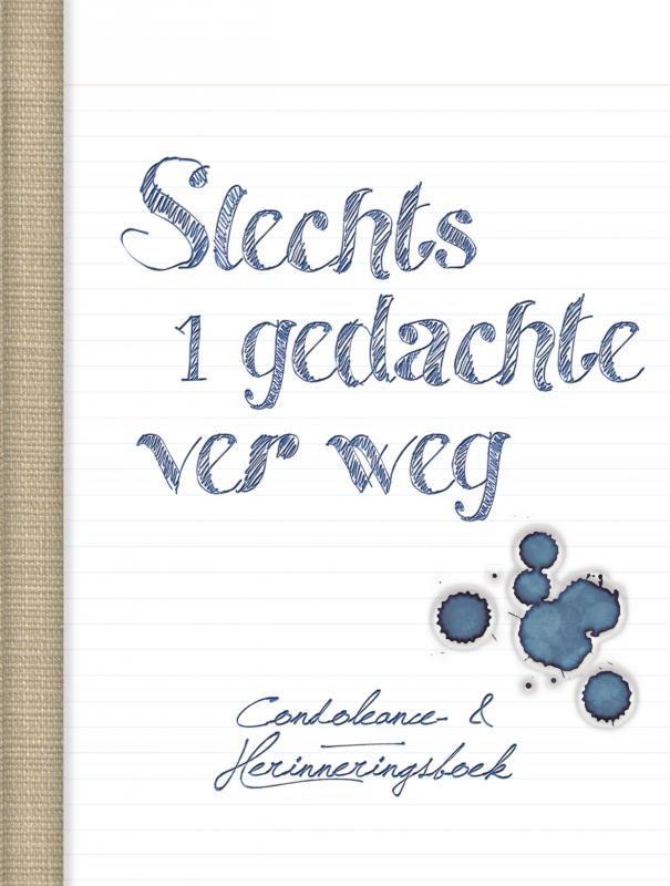Omslag van Slechts 1 gedachte ver weg
