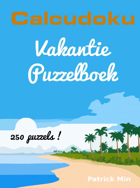 Omslag van Calcudoku vakantie puzzelboek