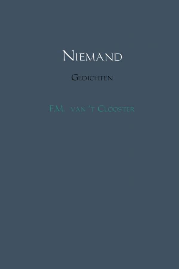 Omslag van Niemand