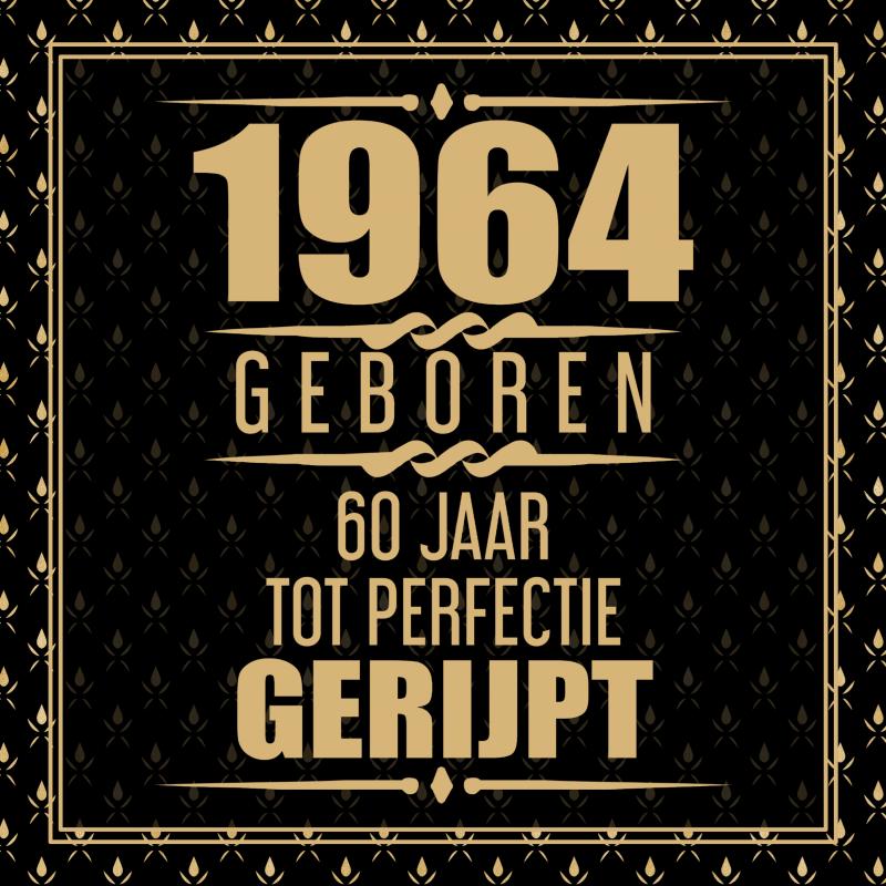 Omslag van 1964 Geboren 60 Jaar Tot Perfectie Gerijpt