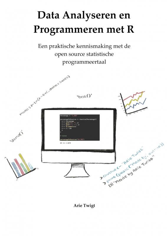 Omslag van Data analyseren en programmeren met R