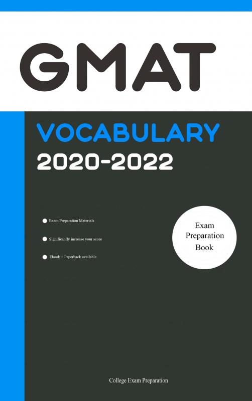Omslag van GMAT Vocabulary 2020-2022