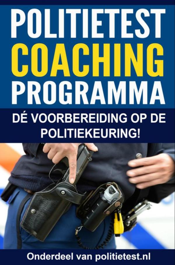 Omslag van Politietest Coaching Programma