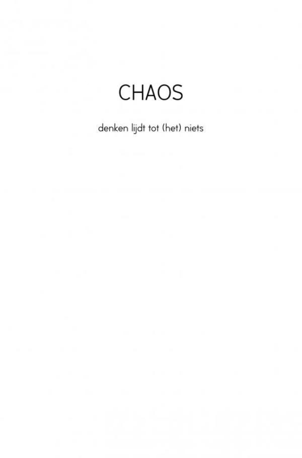Omslag van Chaos