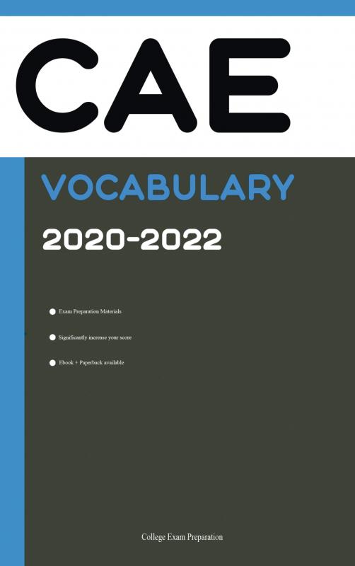 Omslag van CAE Test Vocabulary 2020-2022
