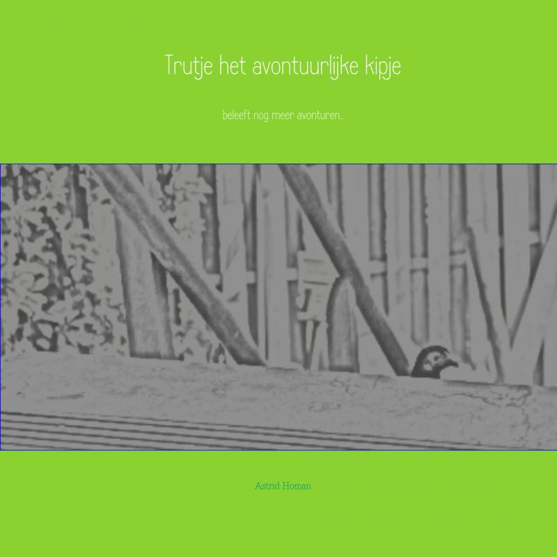 Omslag van Trutje het avontuurlijke kipje