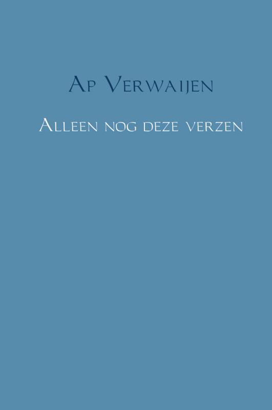 Omslag van Alleen nog deze verzen