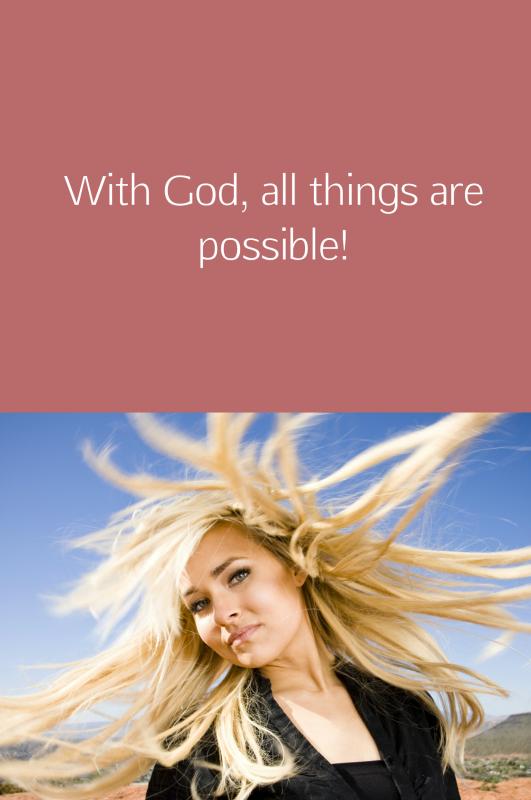 Omslag van With God, all things are possible!