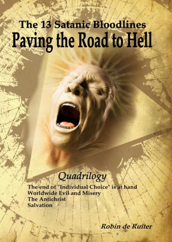 Omslag van The 13 Satanic Bloodlines - Paving the Road to Hell
