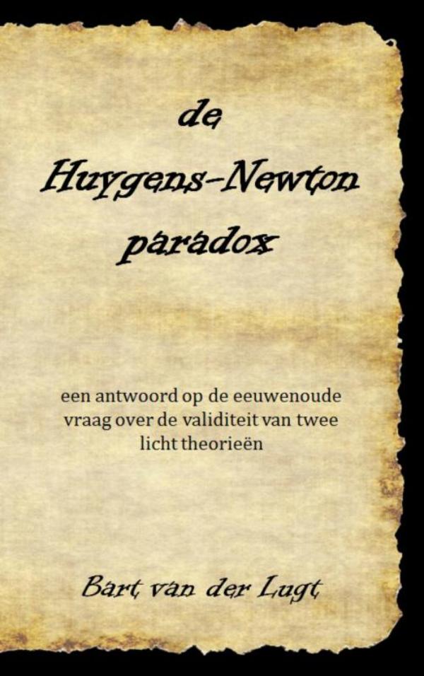 Omslag van de Huygens-Newton paradox