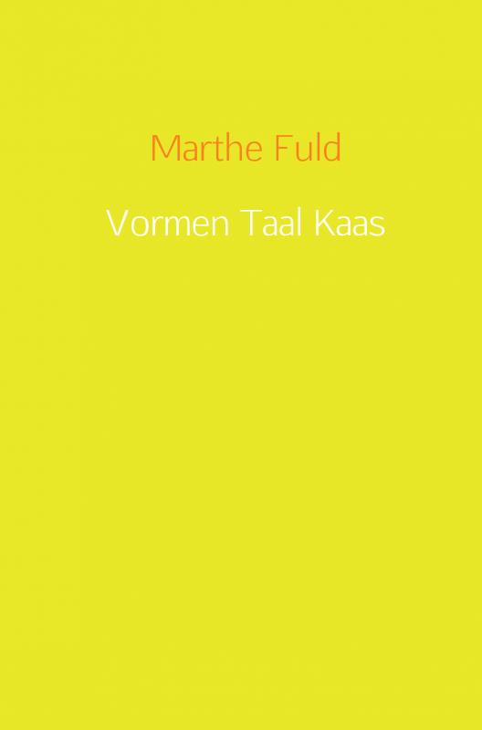 Omslag van Vormen Taal Kaas