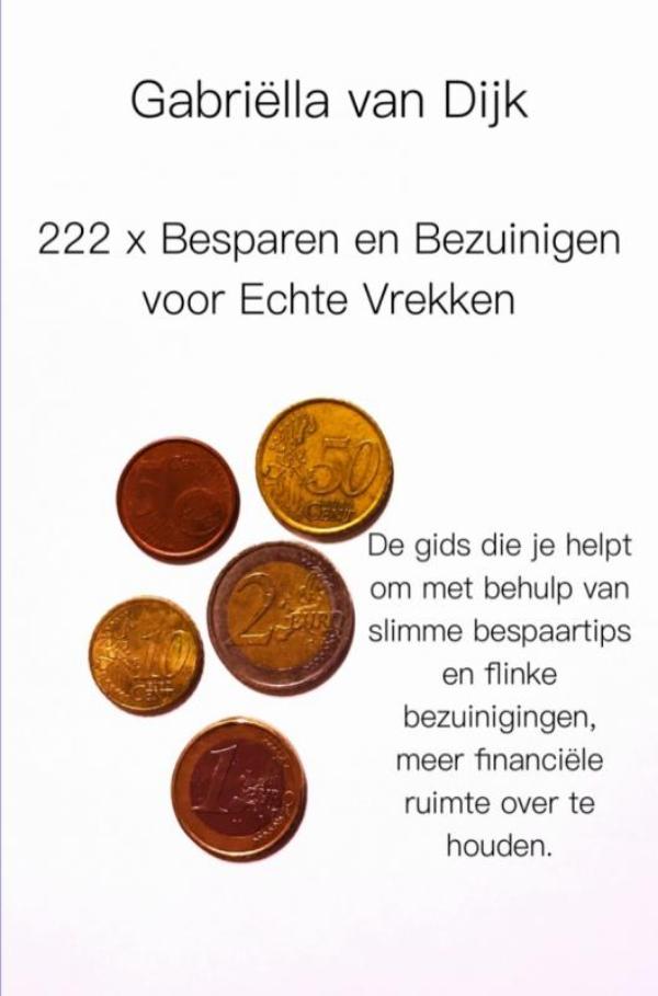 Omslag van 222 x Besparen en bezuinigen voor echte vrekken