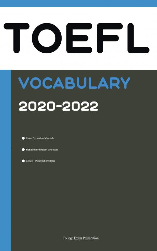 Omslag van TOEFL Vocabulary 2020-2022