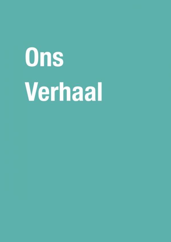 Omslag van Ons verhaal
