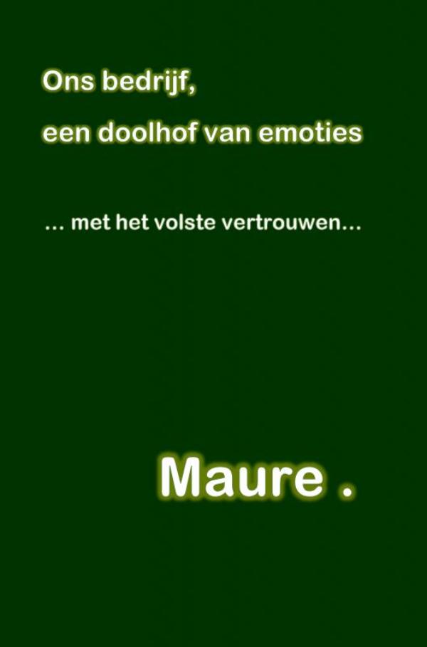 Omslag van Ons bedrijf, een doolhof van emoties