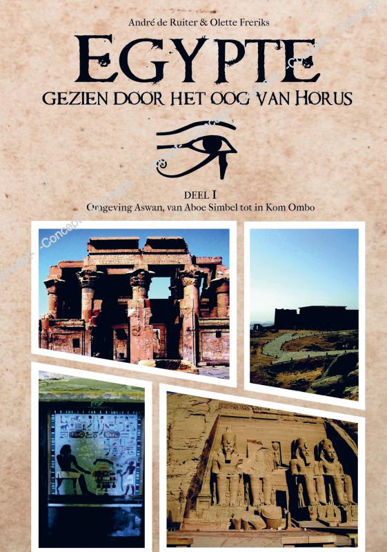 Omslag van Egypte, gezien door het oog van Horus
