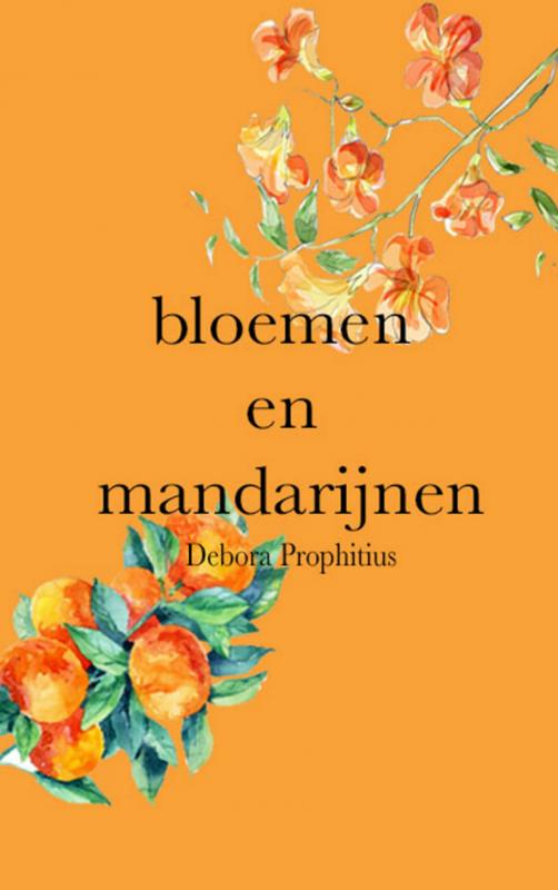 Omslag van bloemen en mandarijnen