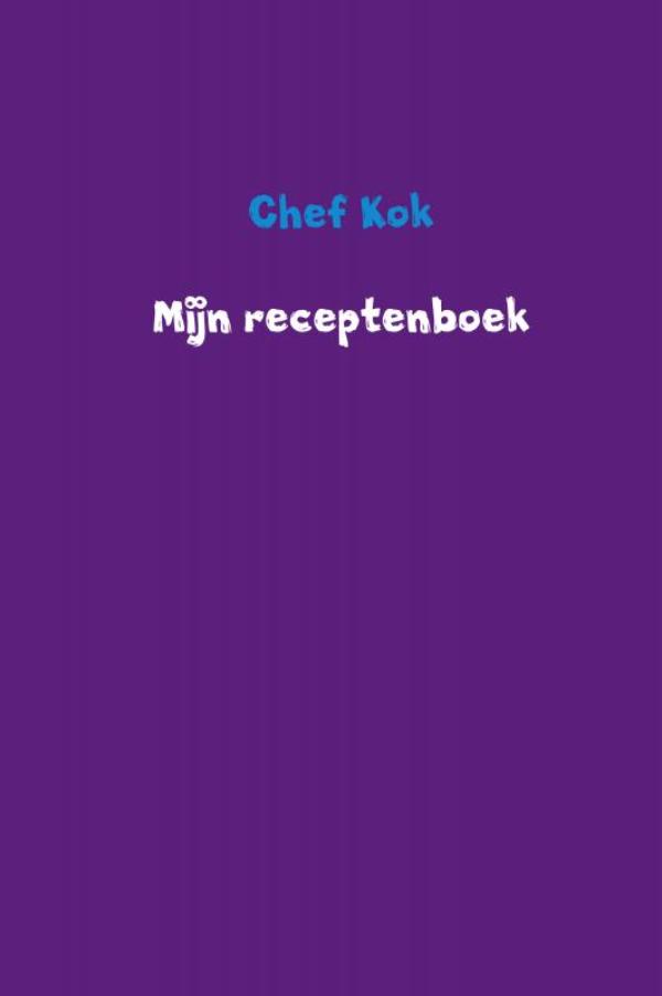 Omslag van Mijn receptenboek