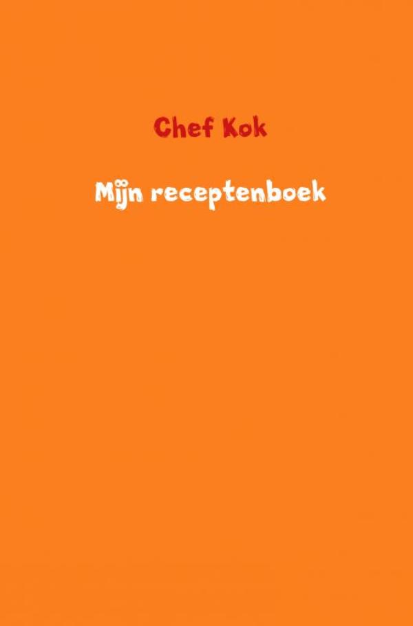 Omslag van Mijn receptenboek