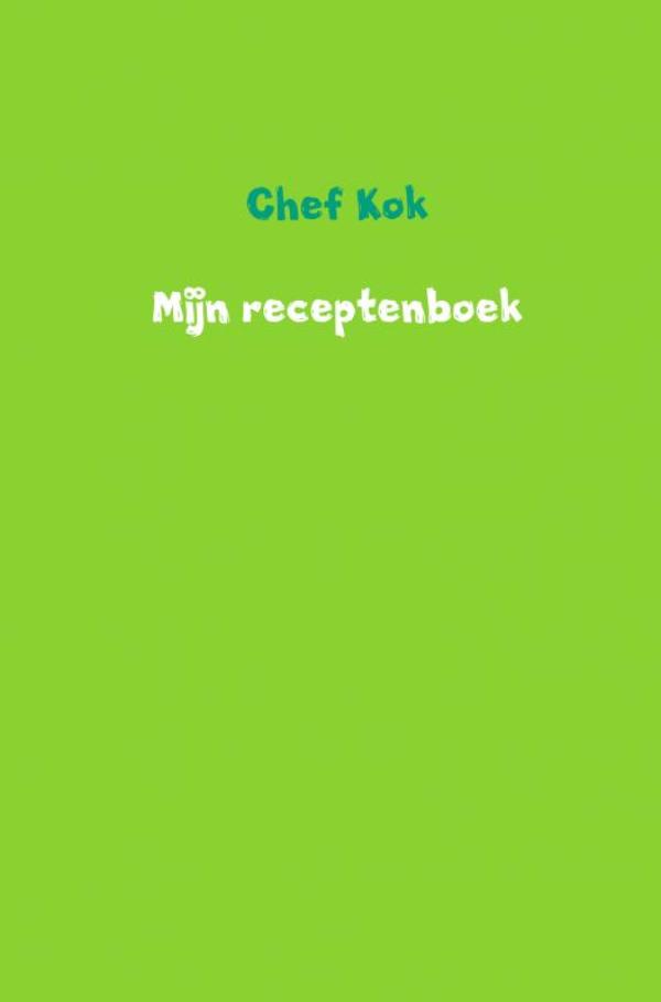 Omslag van Mijn receptenboek