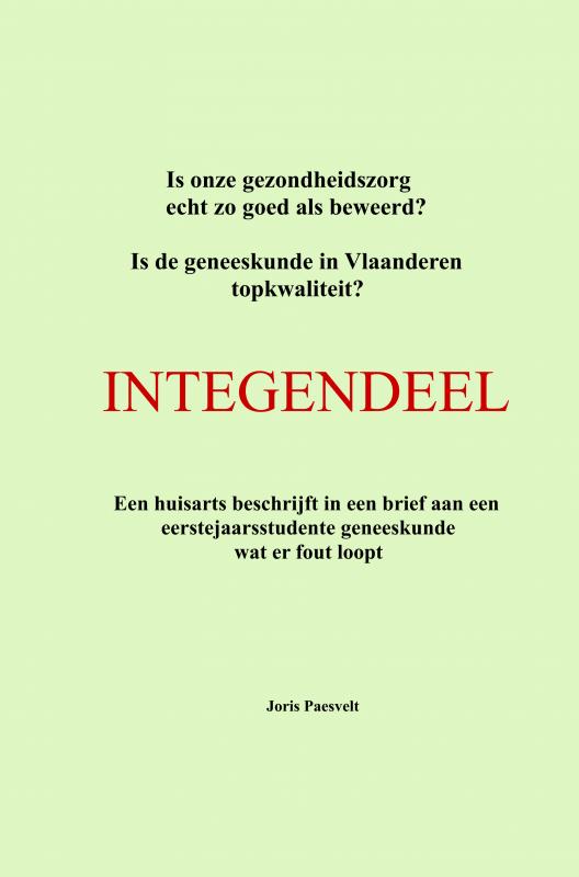 Omslag van Integendeel