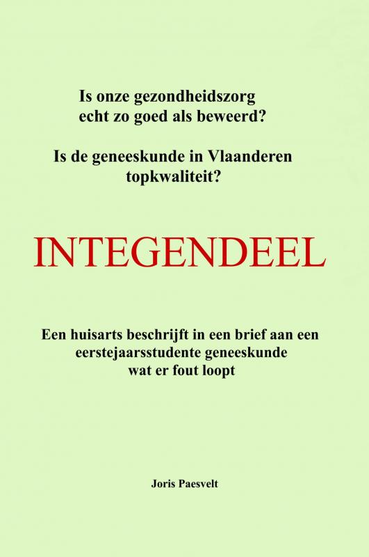 Omslag van Integendeel