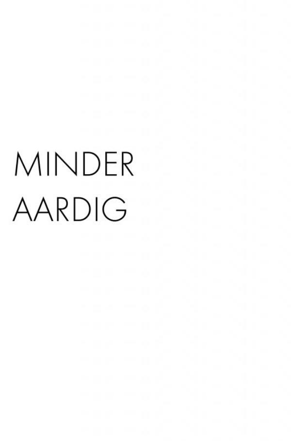 Omslag van minder aardig