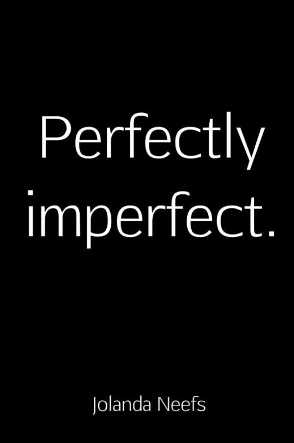 Omslag van Perfectly imperfect.
