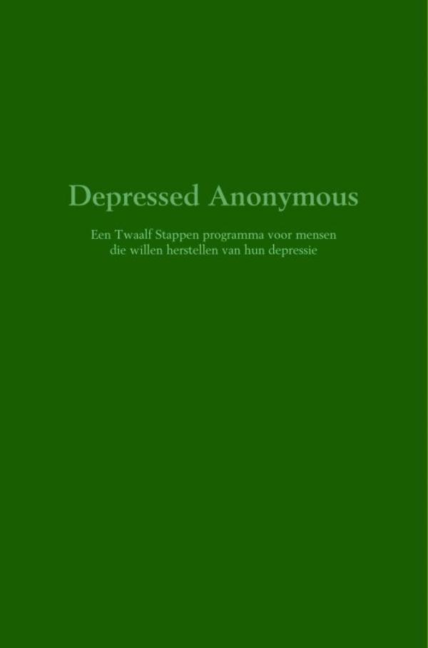 Omslag van Depressed Anonymous