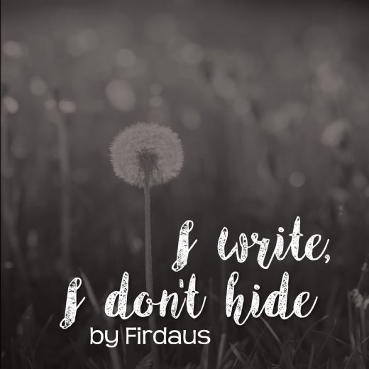 Omslag van I write, I don't hide