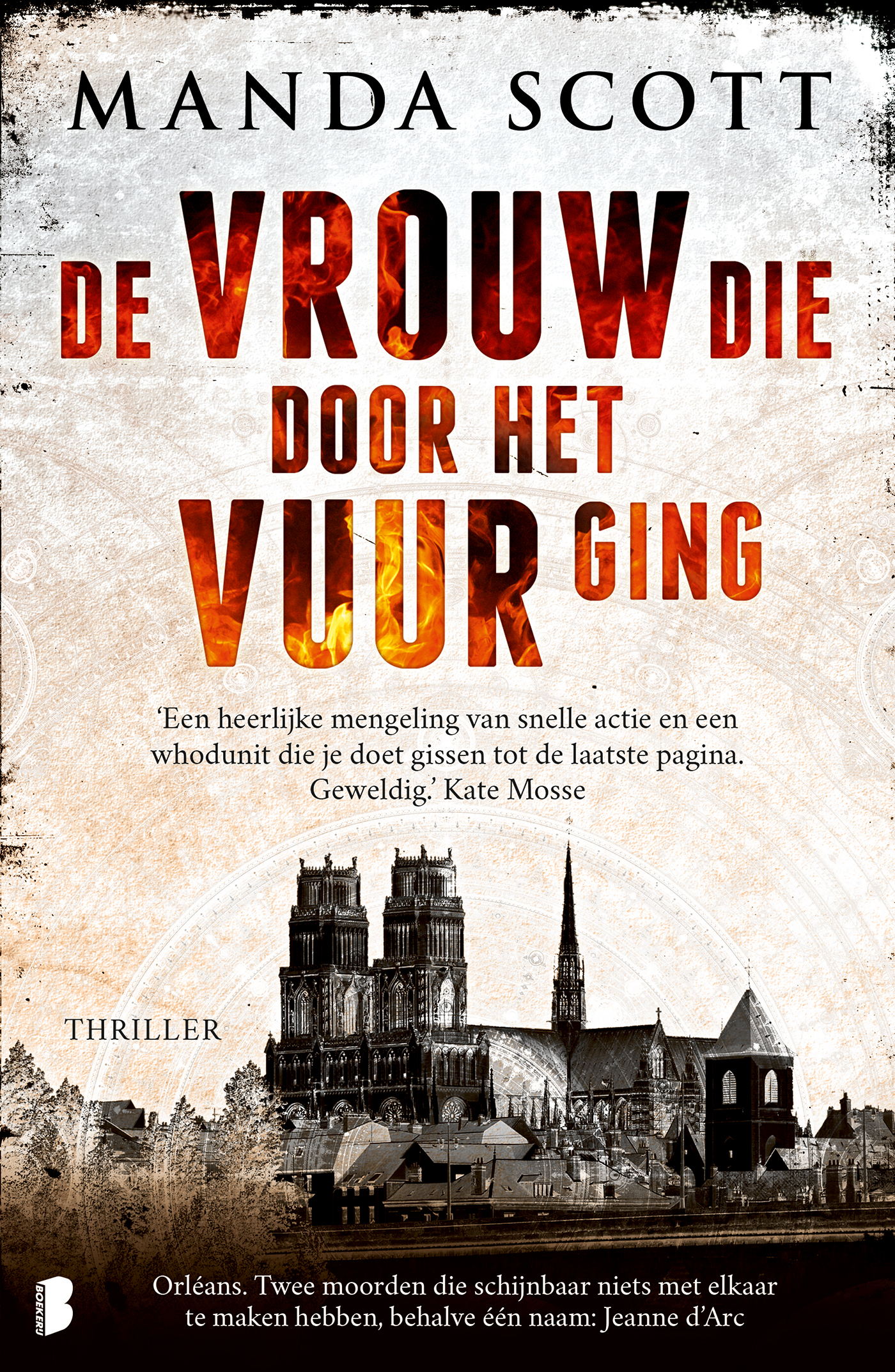 Omslag van De vrouw die door het vuur ging