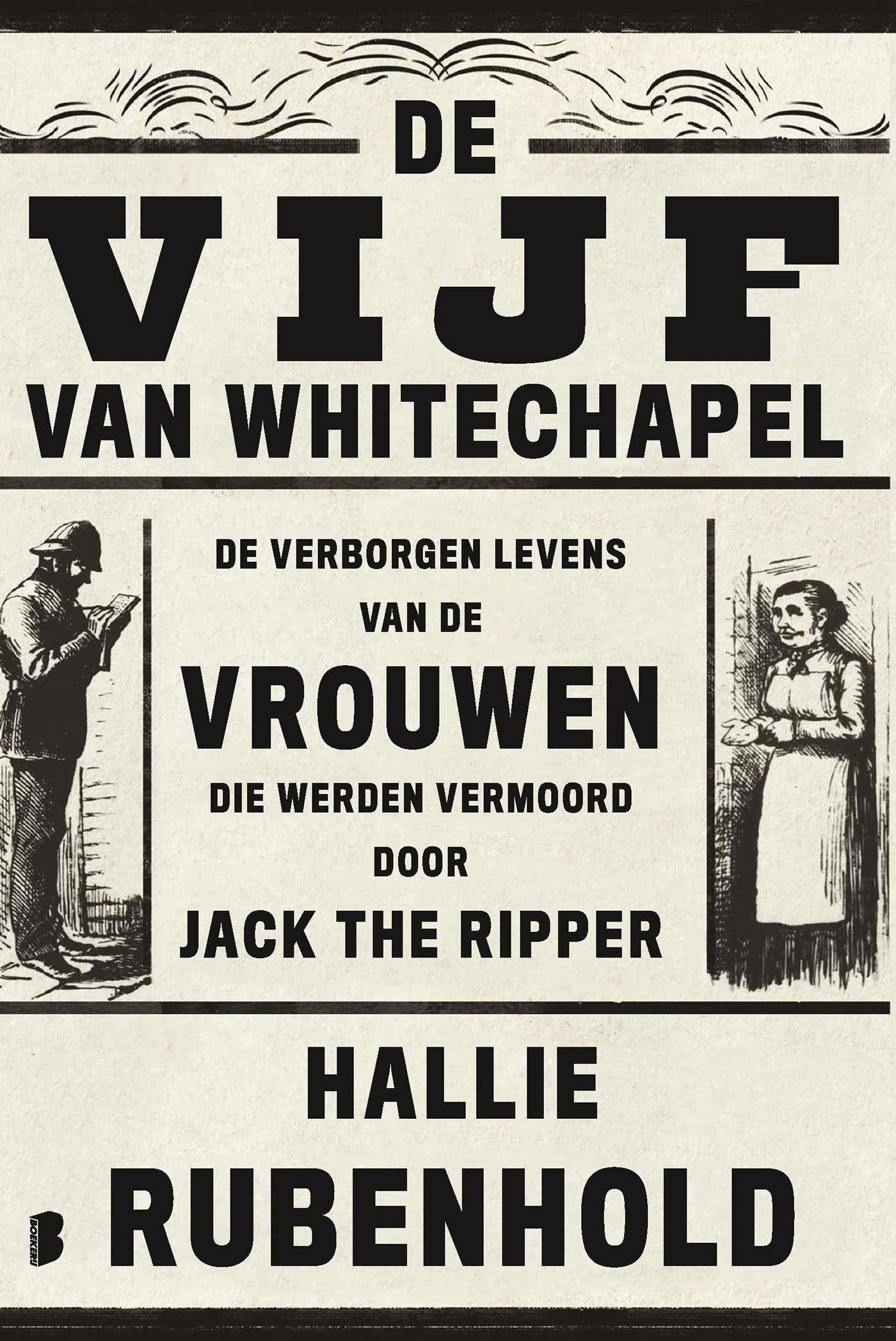 Omslag van De vijf van Whitechapel