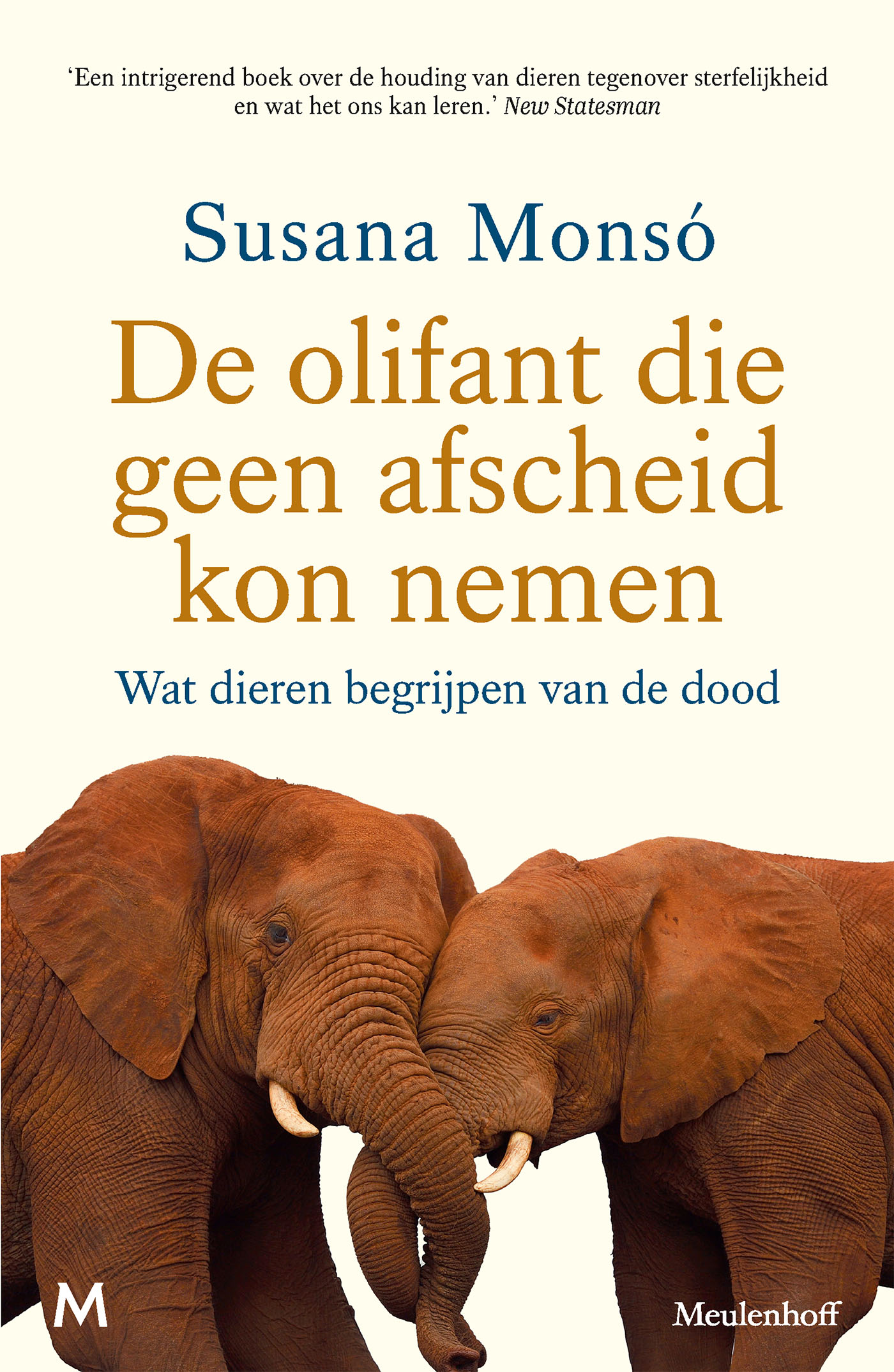 Omslag van De olifant die geen afscheid kon nemen