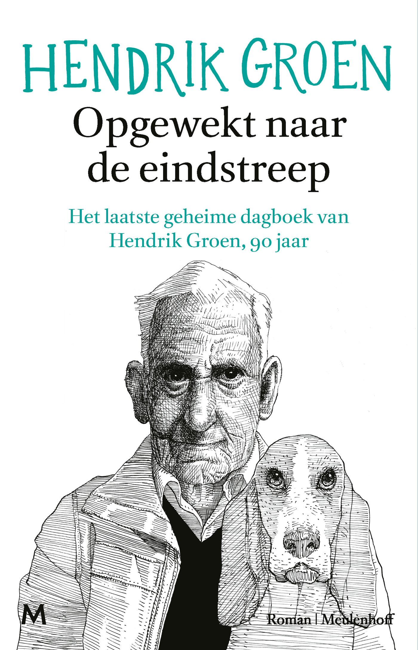 Omslag van Opgewekt naar de eindstreep