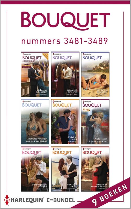 Omslag van Bouquet e-bundel nummers 3481-3489 (9-in-1)