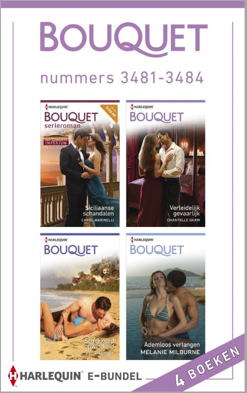 Omslag van Bouquet e-bundel nummers 3481-3484 (4-in-1)