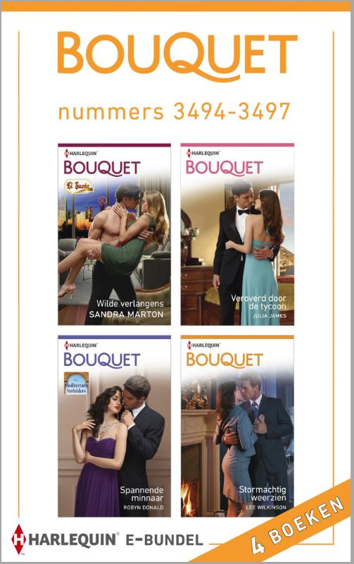 Omslag van Bouquet e-bundel nummers 3494-3497 (4-in-1)
